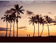 Tablet Screenshot of kimebertphotography.com